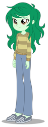 Size: 1890x5000 | Tagged: safe, artist:lifes-remedy, character:wallflower blush, equestria girls:forgotten friendship, g4, my little pony: equestria girls, my little pony:equestria girls, absurd resolution, clothing, female, freckles, pants, shoes, simple background, solo, sweater, transparent background, vector