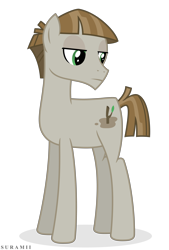 Size: 4048x6000 | Tagged: safe, artist:suramii, character:mudbriar, species:earth pony, species:pony, episode:the maud couple, g4, my little pony: friendship is magic, absurd resolution, lidded eyes, male, simple background, solo, stallion, transparent background, vector