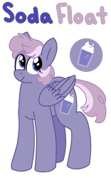 Size: 800x1280 | Tagged: safe, artist:sandwichbuns, oc, oc only, oc:soda float, parent:night glider, parent:sugar belle, parents:sugarglider, species:pegasus, species:pony, magical lesbian spawn, offspring, simple background, solo, transparent background