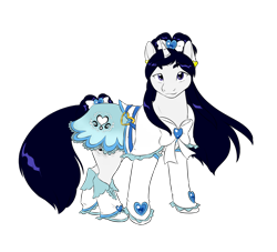 Size: 1000x907 | Tagged: safe, artist:kourabiedes, species:pony, species:unicorn, boots, clothing, cure white, cute, female, looking at you, magical girl, ponified, pretty cure, shoes, simple background, skirt, solo, transparent background