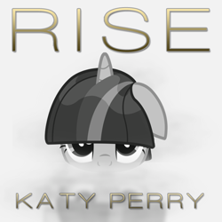 Size: 800x800 | Tagged: safe, artist:birthofthepheonix, artist:penguinsn1fan, character:twilight sparkle, species:pony, cover, female, katy perry, parody, rise (song), solo, song reference, water