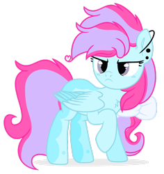 Size: 1024x1083 | Tagged: safe, artist:bezziie, base used, oc, oc:strawberry pie, species:pegasus, species:pony, female, mare, simple background, solo, transparent background