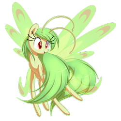 Size: 1280x1280 | Tagged: safe, artist:acersiii, oc, oc only, oc:verdant, species:breezies, simple background, solo, transparent background