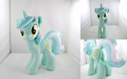 Size: 4841x3000 | Tagged: safe, artist:planetplush, character:lyra heartstrings, species:pony, species:unicorn, female, irl, looking at you, mare, photo, plushie, solo, standing