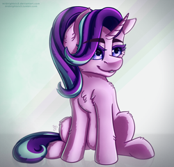 Size: 1500x1439 | Tagged: safe, artist:midnightsix3, character:starlight glimmer, species:pony, species:unicorn, curved horn, female, mare, solo