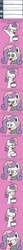 Size: 500x5409 | Tagged: safe, artist:scramjet747, character:sweetie belle, species:pony, species:unicorn, sweetie bot, comic, eyes closed, female, filly, foal, future sweetie bot, hooves, horn, ice cream, mare, older, open mouth, ponidox, robot, robot pony, self ponidox, simple background, sweetie bot replies, talking, teeth, text