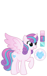 Size: 800x1280 | Tagged: safe, artist:sandwichbuns, character:princess flurry heart, species:pony, female, older, reference sheet, simple background, solo, transparent background
