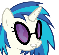 Size: 600x560 | Tagged: safe, artist:camtwosix, character:dj pon-3, character:vinyl scratch, species:pony, species:unicorn, dat butt, female, glasses, lip bite, mare, meme, puppet rig, reaction image, simple background, solo, transparent background