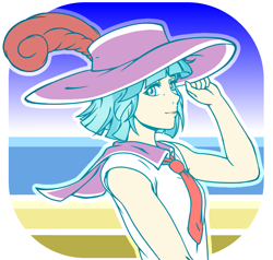 Size: 952x905 | Tagged: safe, artist:acesrockz, character:coco pommel, species:human, beach, clothing, cocobetes, cute, female, hat, human coloration, humanized, solo