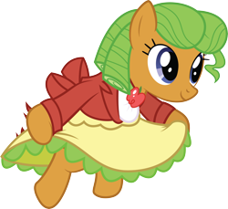 Size: 7746x7099 | Tagged: safe, artist:quanno3, character:dosie dough, absurd resolution, apple family member, simple background, solo, transparent background, vector