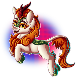 Size: 2000x2000 | Tagged: safe, artist:midnightsix3, character:autumn blaze, species:kirin, episode:sounds of silence, g4, my little pony: friendship is magic, female, looking at you, open mouth, simple background, solo, transparent background
