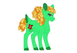 Size: 1280x892 | Tagged: safe, artist:colourstrike, oc, oc only, oc:amaryllis, parent:tree hugger, parent:zephyr breeze, parents:zephyrhugger, species:earth pony, species:pony, colored hooves, dreadlocks, female, filly, offspring, simple background, solo, tail feathers, white background