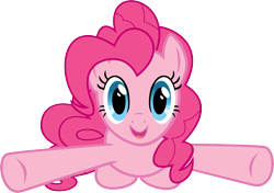 Size: 9348x6568 | Tagged: safe, artist:kayman13, artist:loboguerrero, character:pinkie pie, species:pony, absurd resolution, female, incoming hug, simple background, solo, transparent background, underhoof, vector
