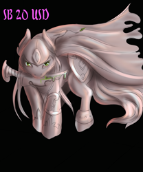 Size: 2500x3000 | Tagged: safe, artist:mdwines, oc, species:pony, assassin, auction, cape, clothing, commission, fantasy class, hooves, rogue, solo, warrior, ych example, your character here