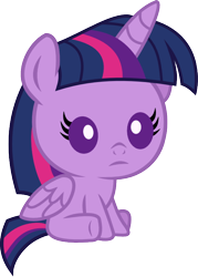 Size: 574x800 | Tagged: safe, artist:seahawk270, character:twilight sparkle, character:twilight sparkle (alicorn), species:alicorn, species:pony, episode:ail-icorn, spoiler:interseason shorts, age regression, baby, baby pony, babylight sparkle, cute, female, simple background, solo, transparent background, twiabetes, vector, weapons-grade cute