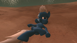 Size: 1280x720 | Tagged: safe, artist:dragonboi471, character:night glider, species:pony, 3d, female, gmod, solo, underwater