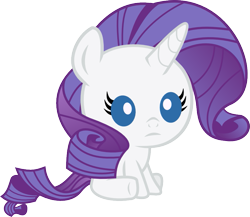 Size: 923x800 | Tagged: safe, artist:seahawk270, character:rarity, species:pony, species:unicorn, babity, baby, baby pony, cute, female, raribetes, simple background, sitting, solo, transparent background, underhoof, weapons-grade cute