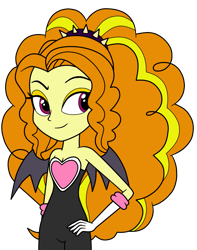 Size: 1465x1856 | Tagged: safe, artist:eagc7, character:adagio dazzle, species:human, my little pony:equestria girls, bare shoulders, bat wings, bodysuit, clothing, cosplay, costume, crossover, female, hand on hip, requested art, rouge the bat, simple background, sleeveless, solo, sonic the hedgehog (series), strapless, transparent background, wings