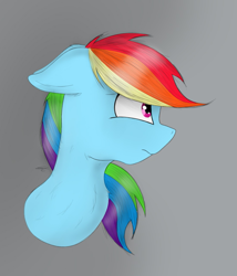 Size: 1085x1269 | Tagged: safe, artist:groomlake, character:rainbow dash, species:pony, colored, simple, simple background