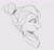 Size: 785x726 | Tagged: safe, artist:tre, character:blue bobbin, species:earth pony, species:pony, bust, female, grayscale, mare, monochrome, simple background, smiling, solo