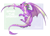 Size: 2752x1955 | Tagged: safe, artist:marbola, character:spike, species:dragon, g4, male, older, older spike, simple background, solo, spread wings, white background, winged spike, wings