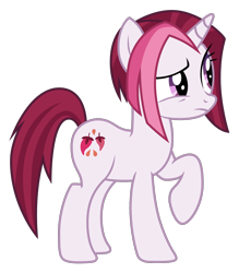 Size: 1424x1628 | Tagged: safe, artist:sonofaskywalker, character:cayenne, species:pony, species:unicorn, episode:the point of no return, g4, my little pony: friendship is magic, female, raised hoof, simple background, solo, transparent background, vector