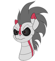 Size: 1000x1115 | Tagged: safe, artist:rubiont, oc, oc:rubiont, species:pony, frazzled hair, robot, robot pony, sticker, tired