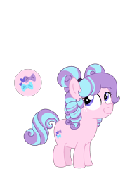 Size: 1536x2048 | Tagged: safe, artist:sandwichbuns, oc, oc only, oc:baby pink, parent:diamond tiara, parent:silver spoon, parents:silvertiara, species:earth pony, species:pony, cutie mark, female, filly, magical lesbian spawn, offspring, simple background, solo, transparent background