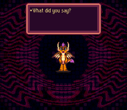 Size: 1024x888 | Tagged: safe, artist:tarkan809, artist:zouyugi, character:smolder, species:dragon, dialogue, dialogue box, dragoness, earthbound, female, pixel art, scary face, super nintendo, super nintendo entertainment system, tail, wings