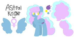 Size: 1195x600 | Tagged: safe, artist:moonydusk, oc, oc only, oc:astral knight, species:pegasus, species:pony, female, mare, reference sheet