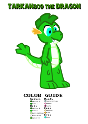 Size: 827x1170 | Tagged: safe, artist:tarkan809, oc, oc:tarkan809 the dragon, species:dragon, dragon oc, inkscape, male, reference sheet, simple background, vector, white background