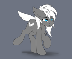 Size: 3455x2861 | Tagged: safe, artist:snowstormbat, oc, oc:steam hooves, species:earth pony, species:pony, fallout equestria, gray background, male, simple background, solo, stallion