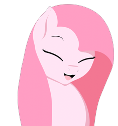 Size: 1920x2042 | Tagged: safe, artist:fluffyrescent, artist:tre, character:pinkamena diane pie, character:pinkie pie, species:earth pony, species:pony, 3d, blender, colored, cute, cuteamena, female, flat colors, happy, simple background, solo, transparent background