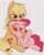 Size: 984x1215 | Tagged: safe, artist:manachaaaaaaaa, character:applejack, character:pinkie pie, species:earth pony, species:pony, ship:applepie, blushing, cuddling, cute, dawwww, diapinkes, eyes closed, female, freckles, gray background, hug, jackabetes, laughing, lesbian, love, mare, missing accessory, shipping, simple background, sitting, smiling, snuggling, underhoof, weapons-grade cute, white background