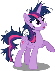 Size: 1920x2496 | Tagged: safe, artist:decprincess, character:twilight sparkle, character:twilight sparkle (alicorn), species:alicorn, species:pony, episode:the last problem, g4, my little pony: friendship is magic, female, mare, messy mane, raised hoof, simple background, solo, transparent background, twilight snapple, vector