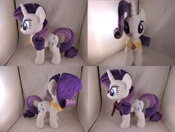Size: 1597x1199 | Tagged: safe, artist:little-broy-peep, character:rarity, species:pony, element of generosity, irl, photo, plushie, solo