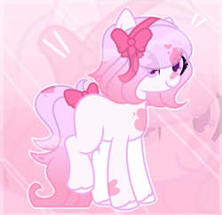 Size: 2385x2317 | Tagged: safe, artist:rerorir, oc, oc only, species:earth pony, species:pony, bow, eye clipping through hair, female, hair bow, hair over eyes, mare, solo, tail bow, unshorn fetlocks, white outline, zoom layer