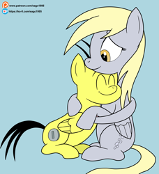 Size: 3641x4000 | Tagged: safe, artist:eagc7, character:derpy hooves, species:pony, colt, commission, ed edd n eddy, eddy, female, ko-fi, male, mare, patreon, ponified, simple background