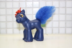 Size: 3888x2592 | Tagged: safe, artist:chili19, oc, oc only, g1, custom, hybrid, irl, photo, solo, toy, wolf pony