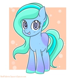 Size: 1280x1333 | Tagged: safe, artist:redpalette, oc, oc only, species:earth pony, species:pony, cute, female, mare, smiling, teal