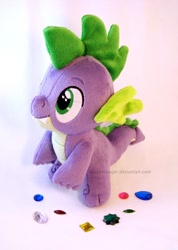 Size: 856x1200 | Tagged: safe, artist:planetplush, character:spike, irl, photo, plushie, solo, spike plushie