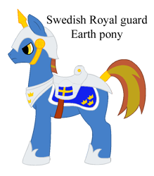 Size: 692x791 | Tagged: safe, artist:chili19, oc, oc only, species:earth pony, species:pony, earth pony oc, frown, guard, helmet, hoof shoes, male, royal guard, saddle, simple background, solo, stallion, tack, tail wrap, text, transparent background
