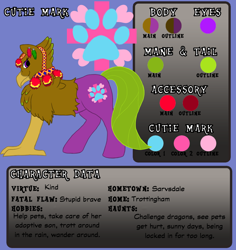 Size: 720x763 | Tagged: safe, artist:chili19, oc, oc only, oc:nana, species:hippogriff, female, hippogriff oc, paw prints, reference sheet, solo, text