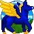 Size: 50x50 | Tagged: safe, artist:chili19, oc, oc only, species:donkey, colored hooves, pixel art, simple background, solo, transparent background, wings