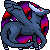 Size: 50x50 | Tagged: safe, alternate version, artist:chili19, oc, oc only, oc:chili, species:donkey, crossover, female, pixel art, pokémon, shadow lugia, simple background, solo, species swap, transparent background, wings