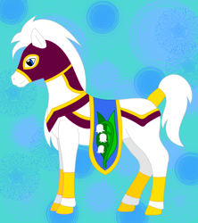 Size: 1920x2165 | Tagged: safe, artist:chili19, oc, oc only, species:pony, abstract background, chest fluff, male, saddle arabian, solo, stallion, tail wrap