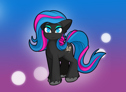 Size: 4572x3352 | Tagged: safe, artist:caoscore, oc, oc only, oc:obabscribbler, oc:scribbler, species:earth pony, species:pony, eyeshadow, female, looking at you, makeup, smiling, solo