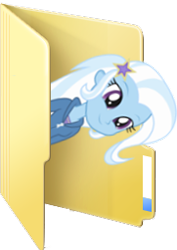 Size: 181x256 | Tagged: safe, artist:toonalexsora007, character:trixie, my little pony:equestria girls, folder