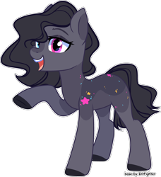 Size: 3480x3812 | Tagged: safe, artist:rerorir, species:earth pony, species:pony, female, heterochromia, mare, simple background, solo, transparent background