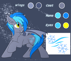 Size: 3500x3000 | Tagged: safe, artist:snowstormbat, oc, oc only, oc:midnight snowstorm, species:bat pony, species:pony, abstract background, male, reference sheet, smiling, solo, stallion